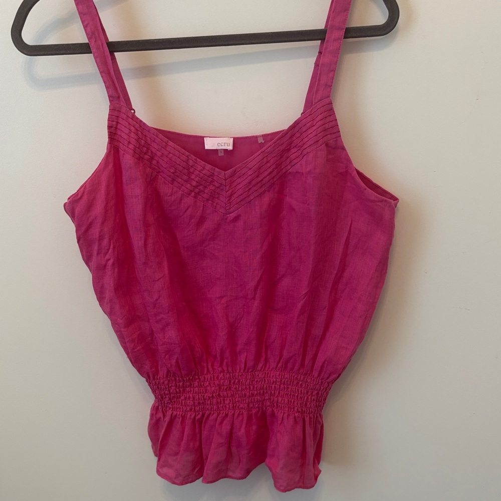 Ecru Fuchsia Camisole Top